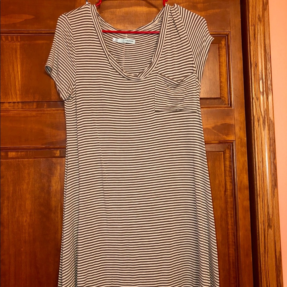 Striped T Shirt Dress